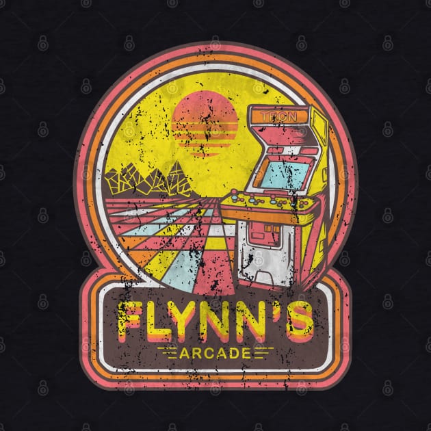 Flynns arcade vintage by Utopia Art & Illustration